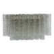 Doria Leuchten ice glass tube wall lamp, 1970s