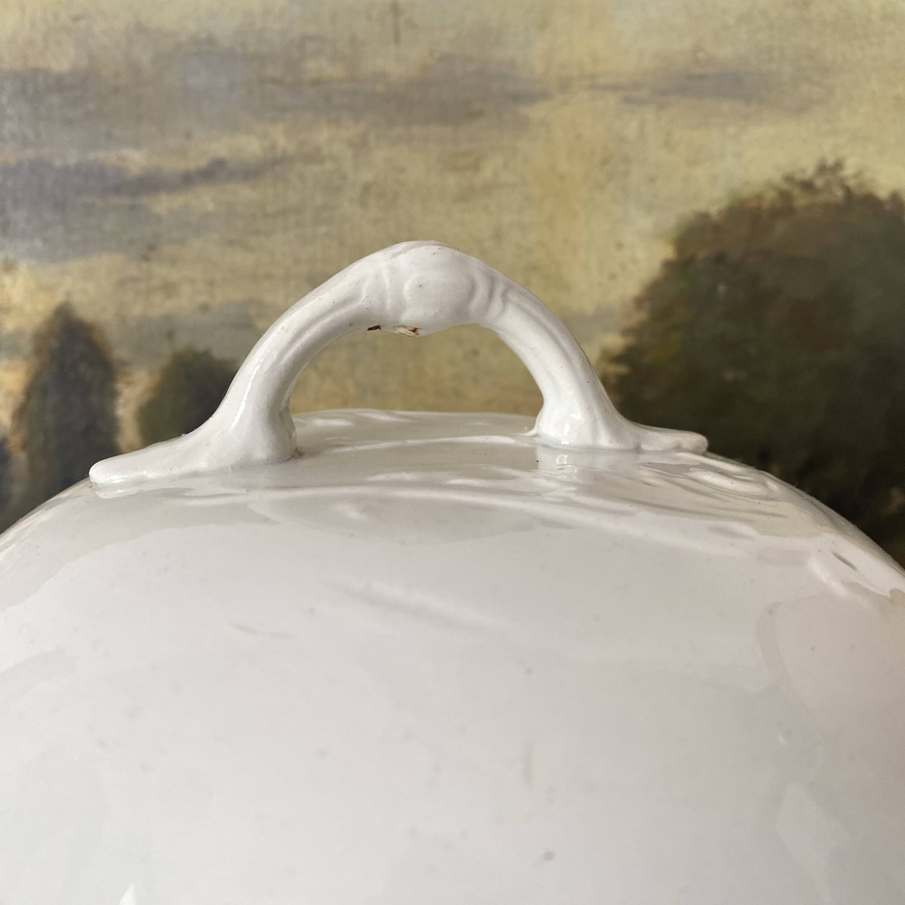 Antique St Amand soup tureen