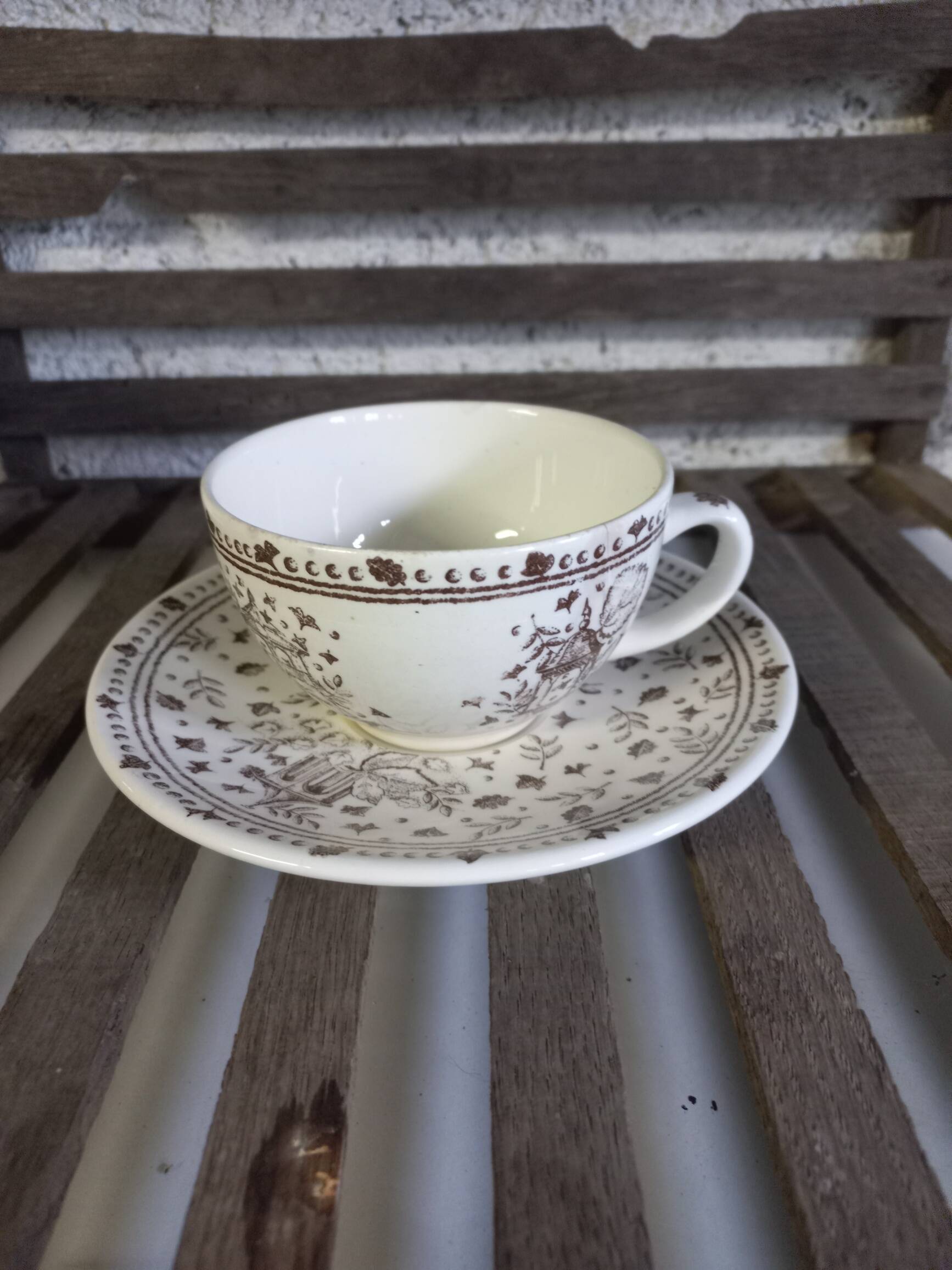 Gien Secret Gardens cup and saucer