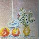 Nature morte aux fruits et fleurs Ae Garrec