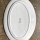 Creil & Montereau oval dish in white ironstone, "Labrador" service