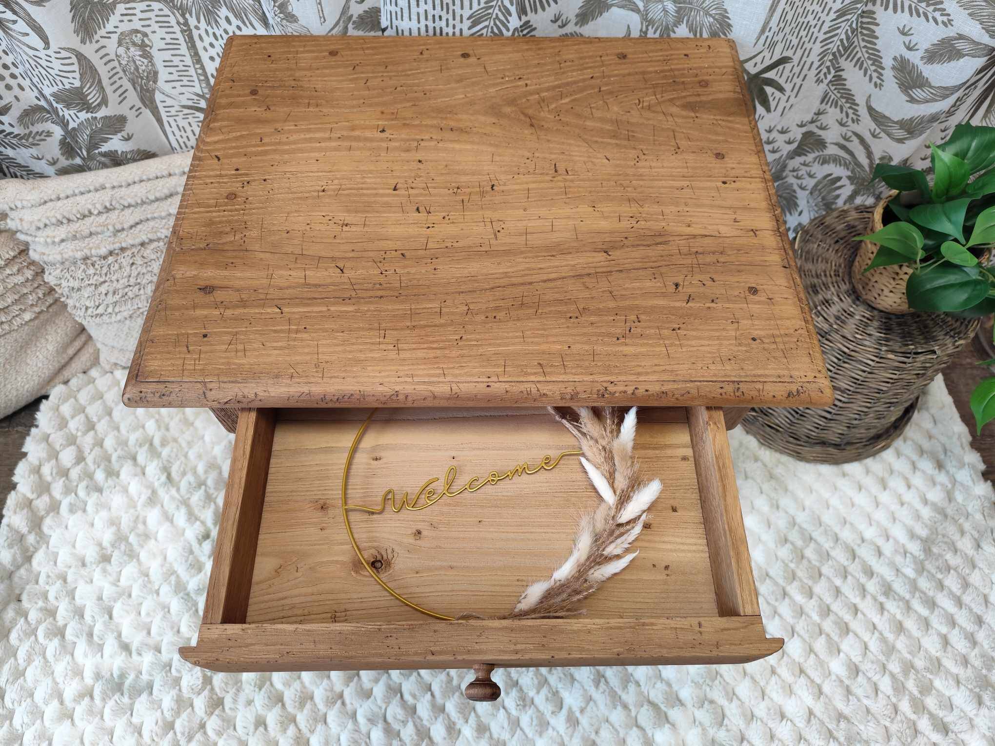 Table de chevet bois
