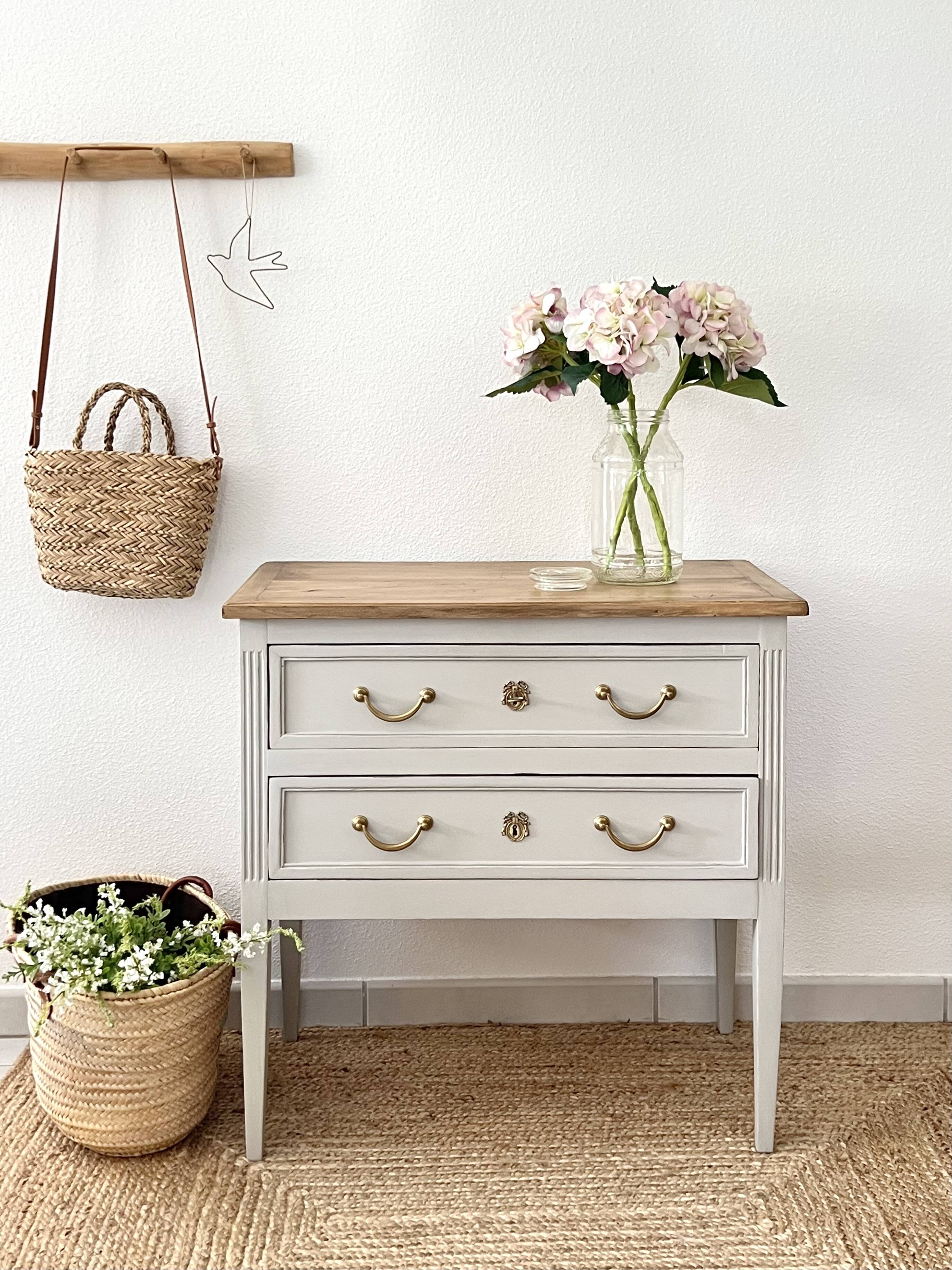 Louis XVI style chest of drawers known as sauteuse