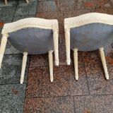 Beautiful set of six antique Louis XVI style chairs