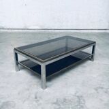 Hollywood Regency Flaminia Two Tier Coffee Table, France, 1970s