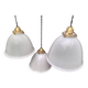 Opaline pendant lights
