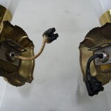 Pair of cone wall lamps 1950