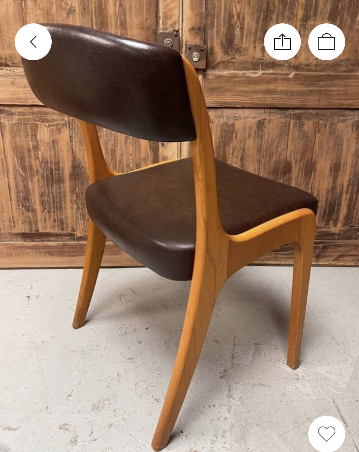 4 Baumann gondola chairs