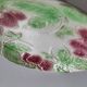 Plate on a pedestal in strawberry slip
