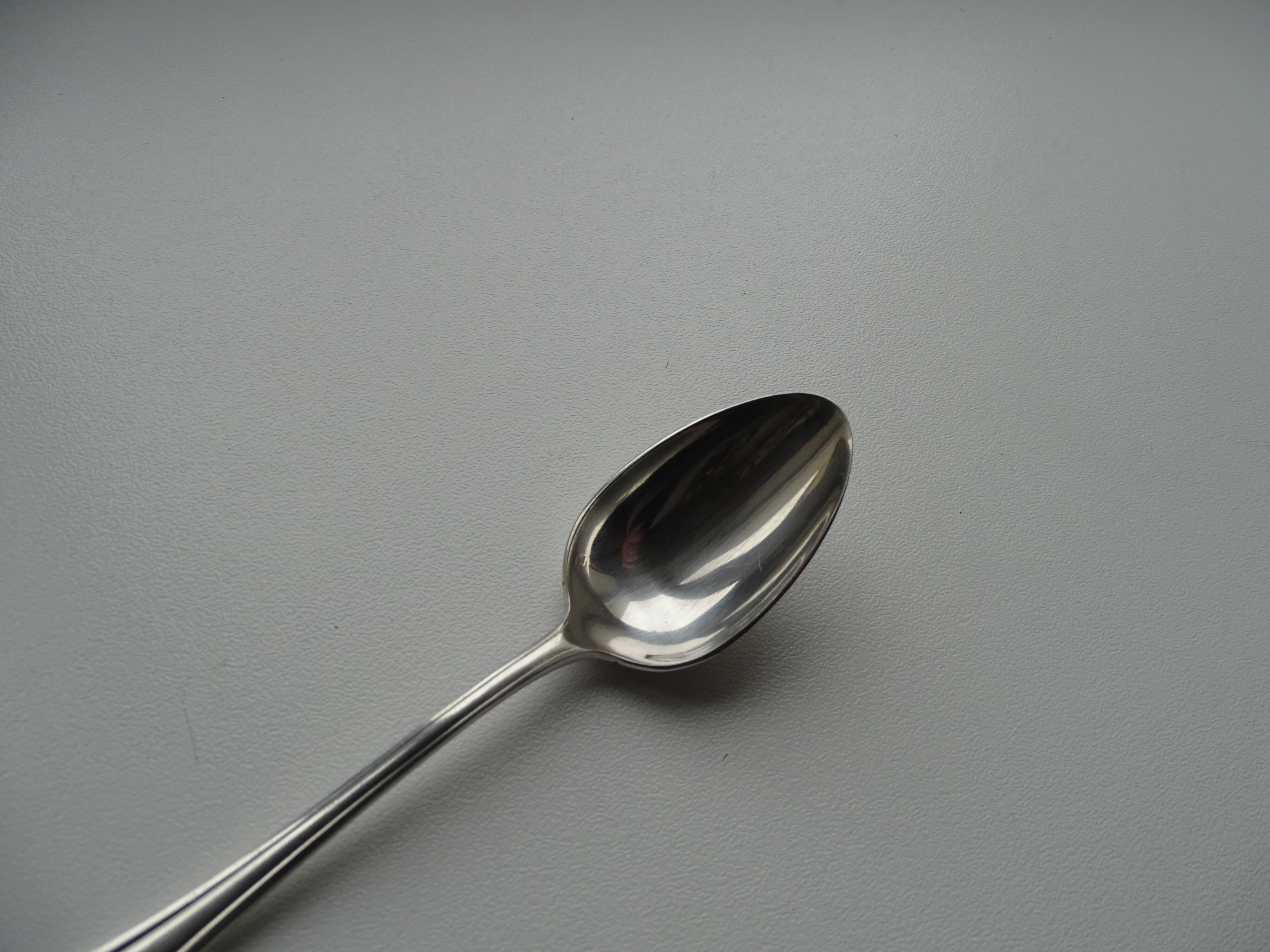 6 dessert spoons silver metal model Printania - 14 cm, Christofle