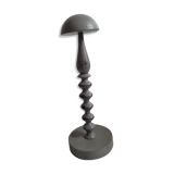 Grey wood hat holder 1