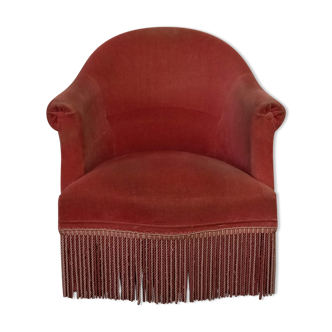 Pink toad chair