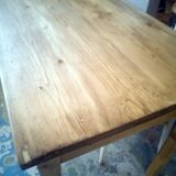 Restored old farm table