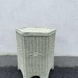 Rattan side table