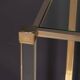 20thC French Brass & Lucite Console Table By Pierre Vandel c.1970