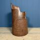 Old Swedish painted wooden trunk chair