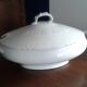 oval soupiere .limoges porcelain. white