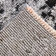 Distressed wool vintage tapis rugs 243x158cm