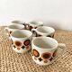 Tasses expresso empilables ,années 70