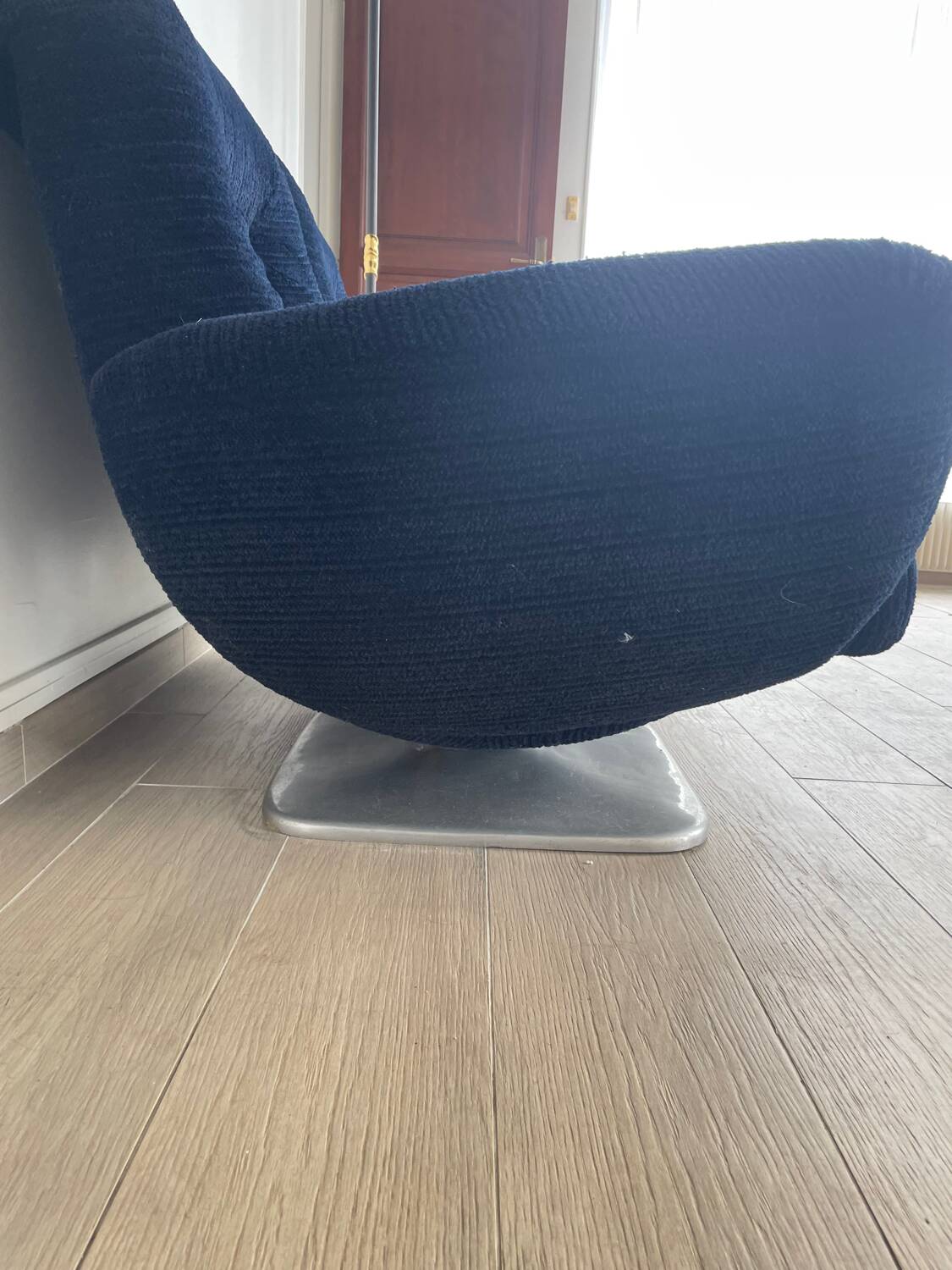 Sofa set + armchair + footrest Jean Prévost – 1970s