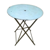 Old foldable garden table
