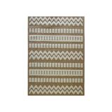 Contemporary geometric beige jute rug 120x160 cm