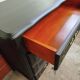 Vintage chest of drawers refurbished in black