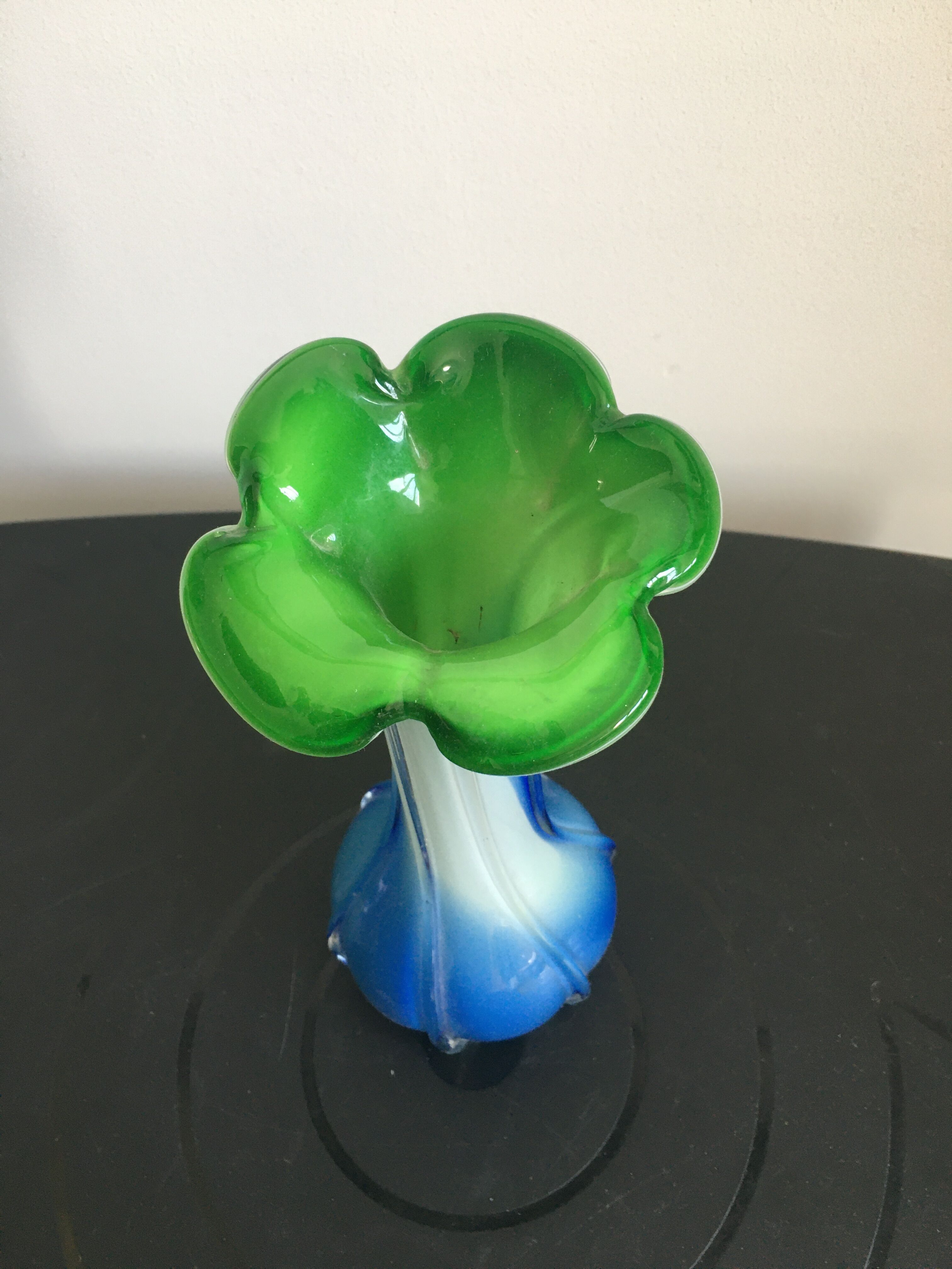 Vase en verre style murano