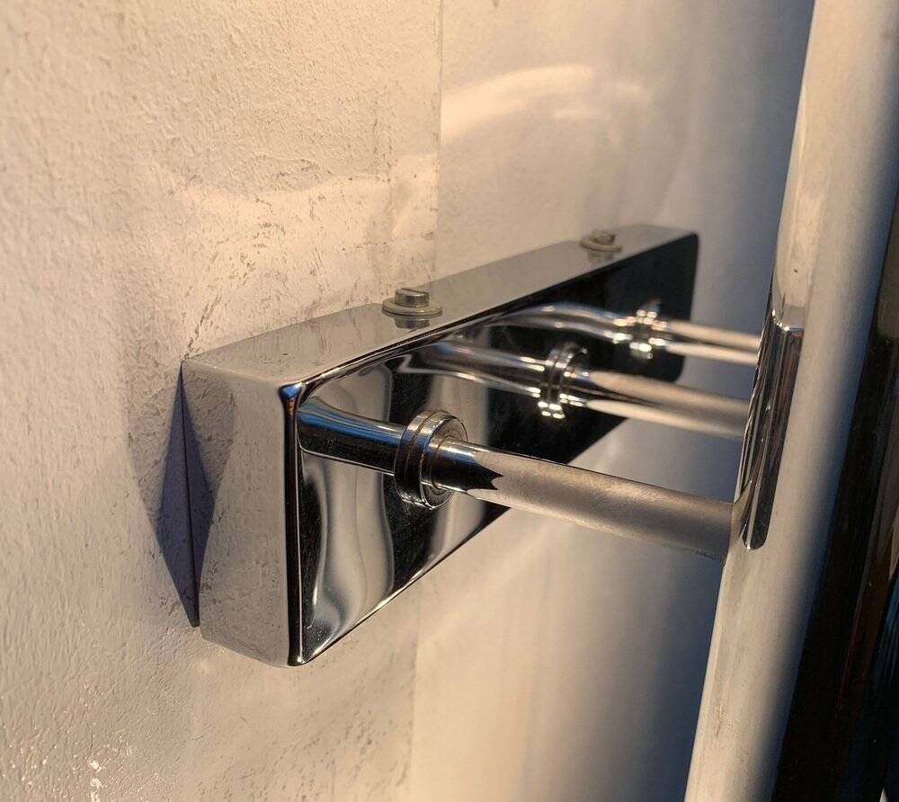 Chrome Wall Light Mid-Century Space Age