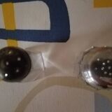 Lot of 2 table salt shakers early 20th