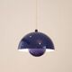 Blue Verner Panton flowerpot pendant lamp from 1970
