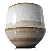 Cache-pot vintage en grès émaillé