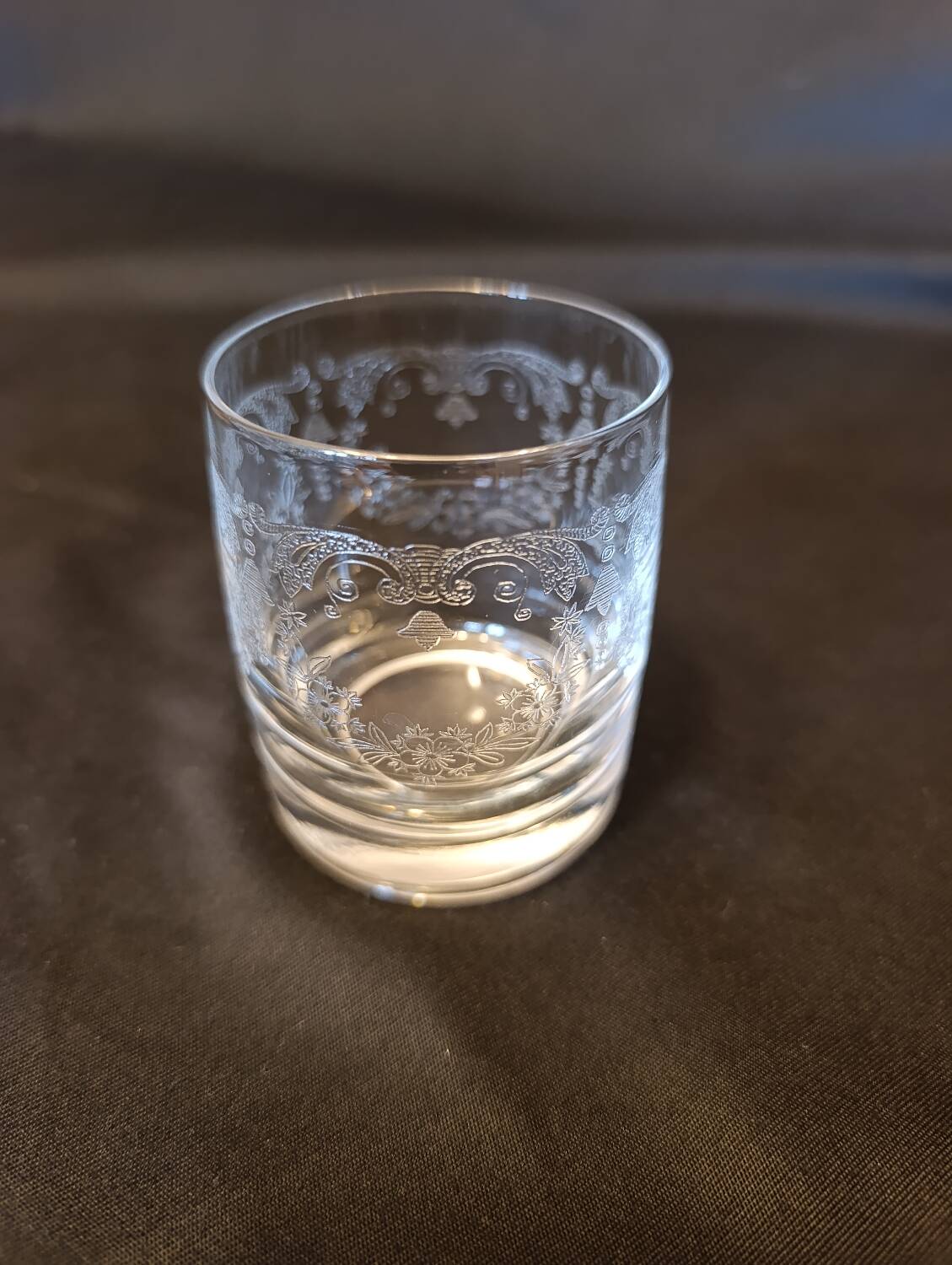 Set of 24 glasses + 1 Bohemia glass carafe