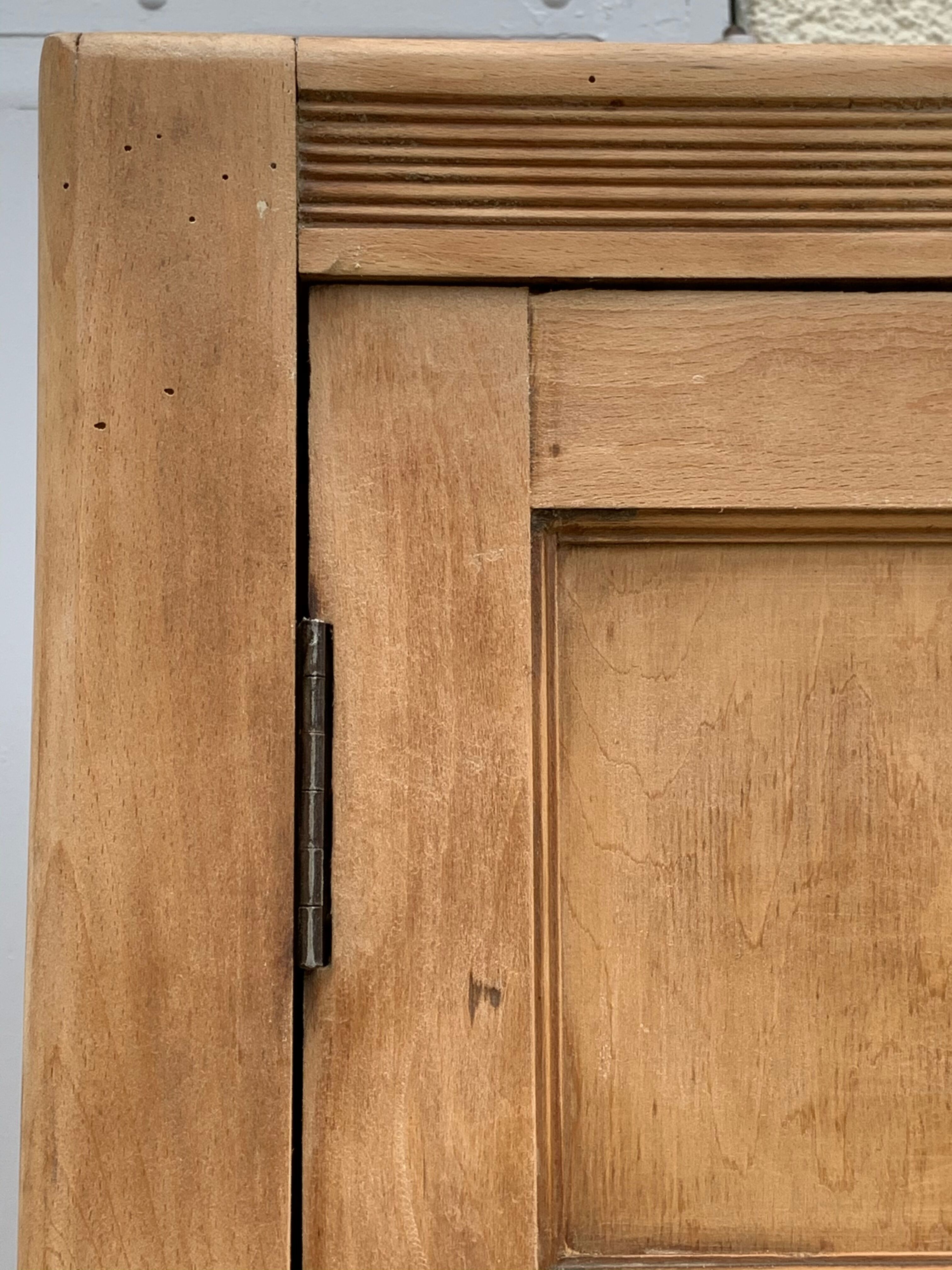 Paris raw wood cabinet 1950