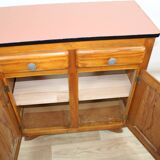 Mado terra cotta chest of drawers 1960 France