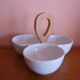 Servant in vintage white ceramic