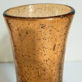 Duo de vases en verre soufflé de Biot vintages