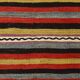 6x8 Red Blue Striped Vintage Kilim Rug  173x243Cm SK 33439