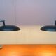 Space Age Boomerang table lamps by Luis Pérez de la Oliva for Fase, set of 2
