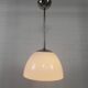 Old school lamp with large glass ball in opal glass, 1930s