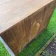 Vintage black patina chest of drawers