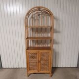 Rattan shelf