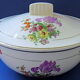 Soupière en semi-porcelaine d'Orchies à décor floral