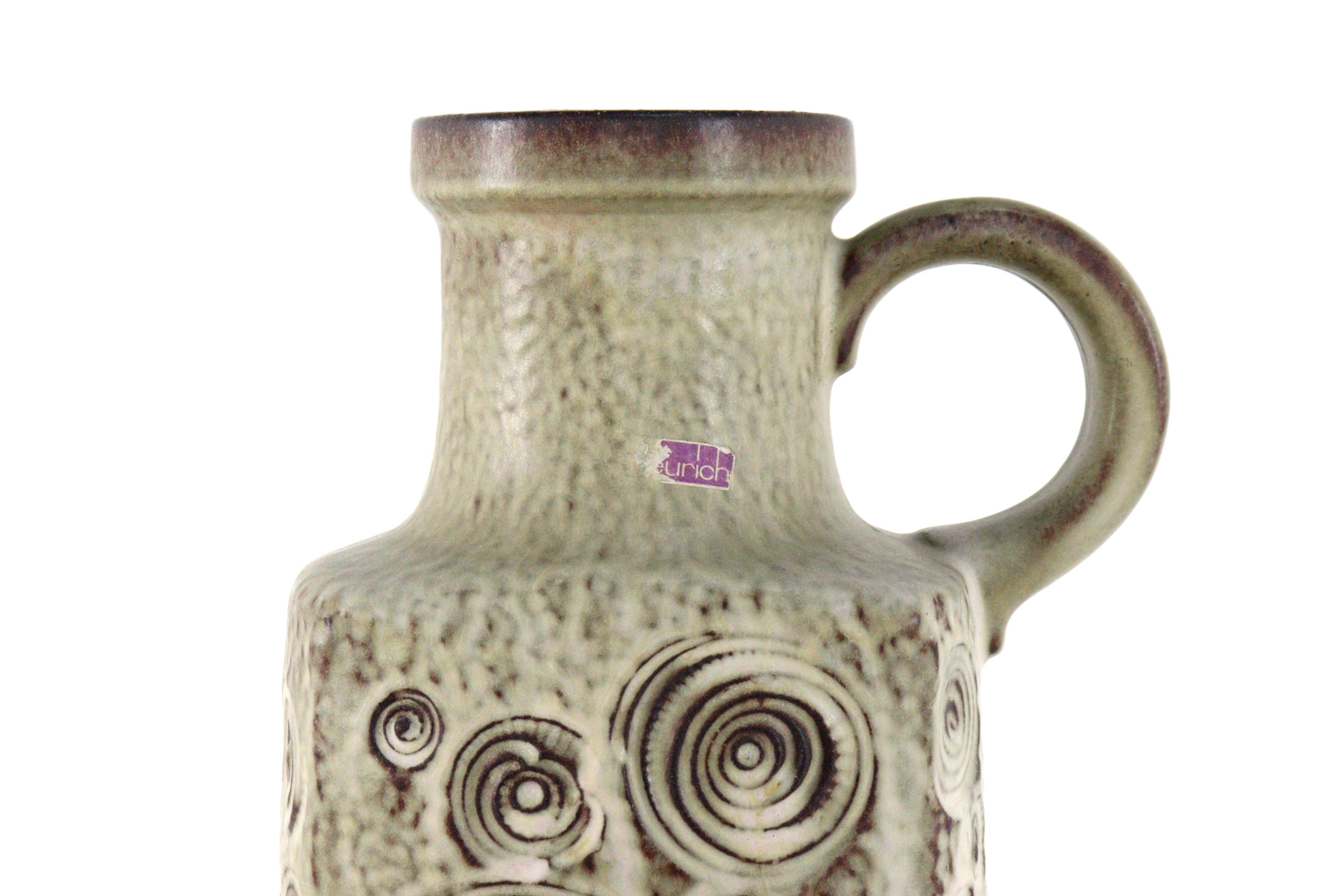 Vase de sol Scheurich Allemagne de l'Ouest 482-50