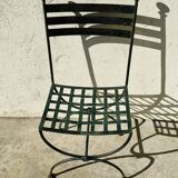 Wrought iron chairs and armchairs