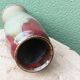 Glazed stoneware vase, signed, oxblood