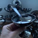 Ice cream cups and spoons