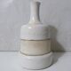 ancient stoneware soliflore vase in white