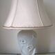 Calla Lily Franklin Mint Biscuit Lamp by Nicholas Berenczy