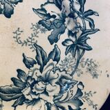 Flat plate 1960 ceramic Lucette 20cm Terre de fer old vintage